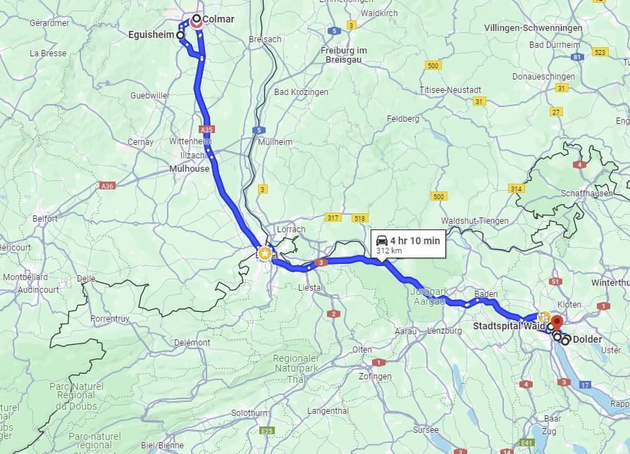 Zurich to Colmar day trip from Zurich