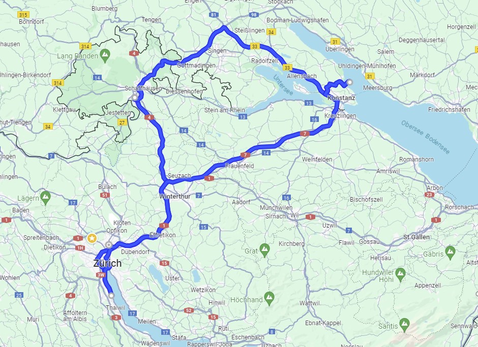 Lindt Chocolate, Rheinfall and Germany Tour